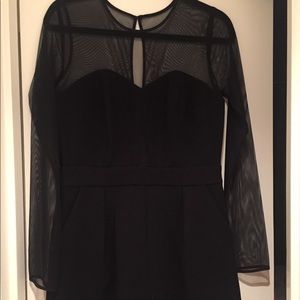 BCBG Black romper